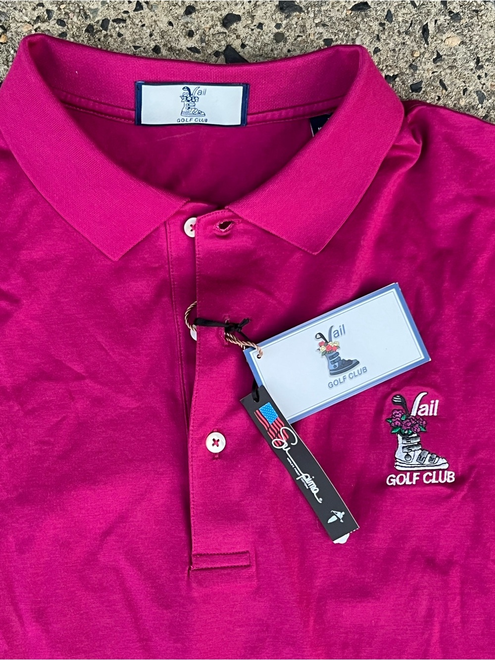 Men's Polo Shirt in Fuchsia